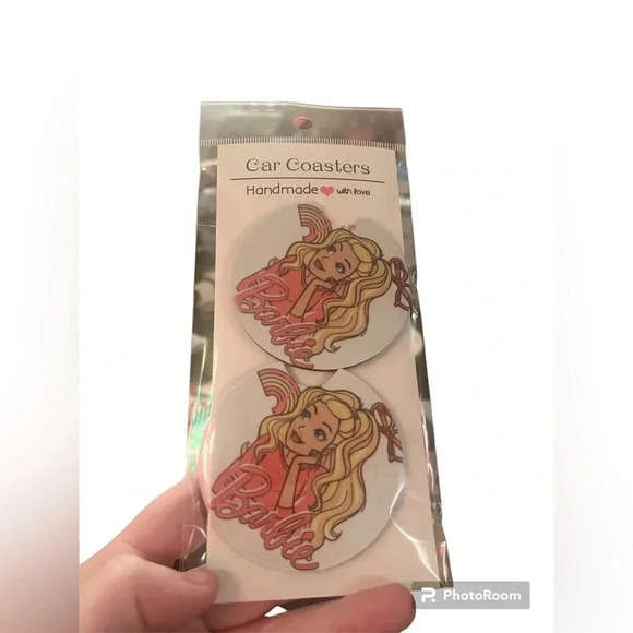 Barbie Girl Car Coasters - Picture 2 of 2